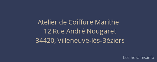 Atelier de Coiffure Marithe