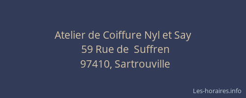 Atelier de Coiffure Nyl et Say