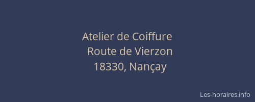 Atelier de Coiffure