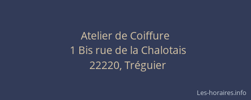 Atelier de Coiffure
