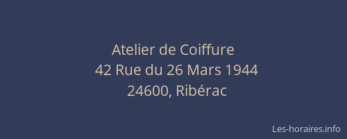 Atelier de Coiffure