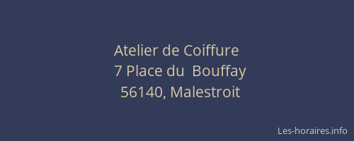 Atelier de Coiffure