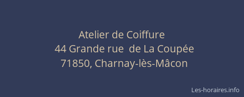 Atelier de Coiffure