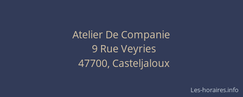 Atelier De Companie