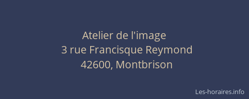 Atelier de l'image