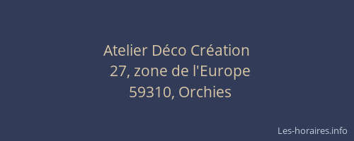Atelier Déco Création