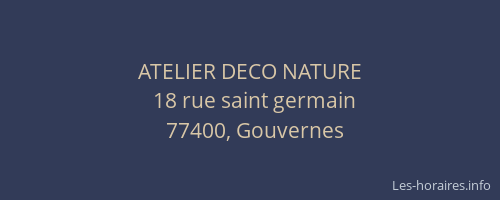 ATELIER DECO NATURE