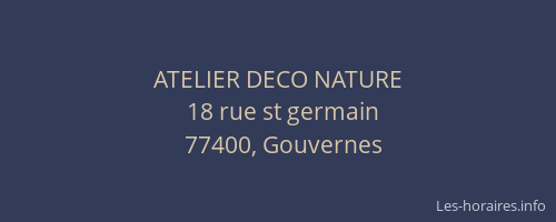 ATELIER DECO NATURE