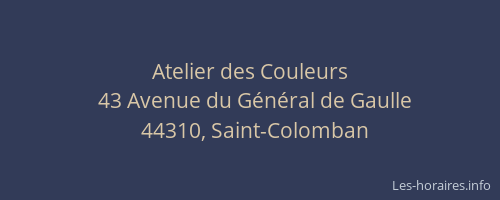 Atelier des Couleurs