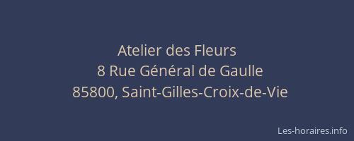 Atelier des Fleurs