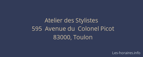 Atelier des Stylistes