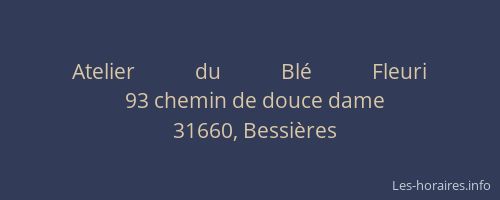 Atelier            du            Blé            Fleuri