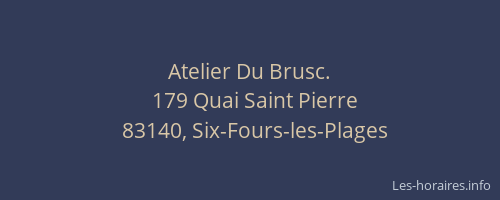 Atelier Du Brusc.