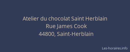 Atelier du chocolat Saint Herblain