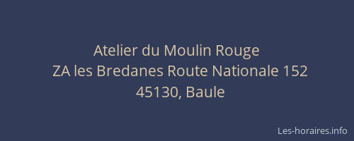 Atelier du Moulin Rouge