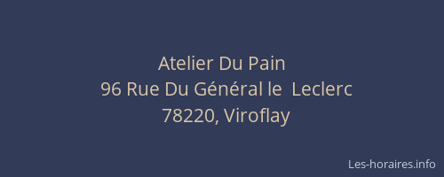 Atelier Du Pain