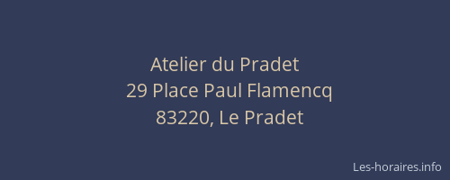 Atelier du Pradet
