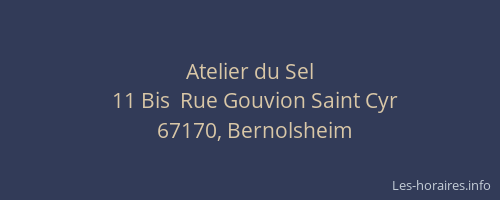 Atelier du Sel