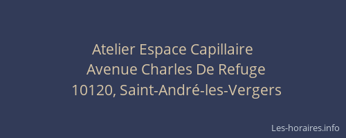 Atelier Espace Capillaire