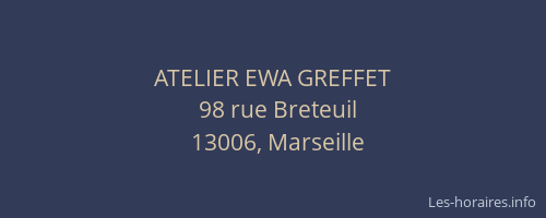 ATELIER EWA GREFFET