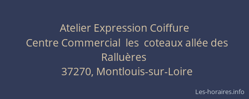 Atelier Expression Coiffure