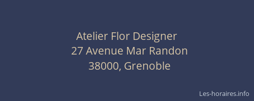 Atelier Flor Designer
