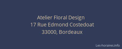 Atelier Floral Design