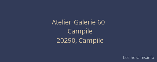 Atelier-Galerie 60