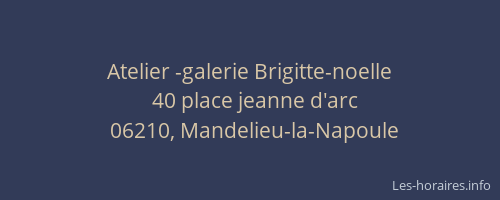 Atelier -galerie Brigitte-noelle