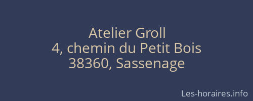 Atelier Groll