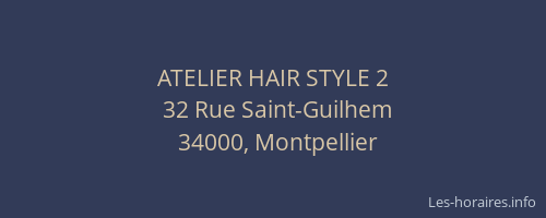 ATELIER HAIR STYLE 2