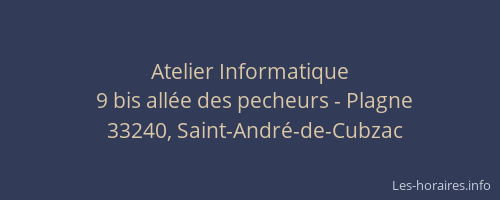 Atelier Informatique