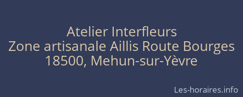 Atelier Interfleurs