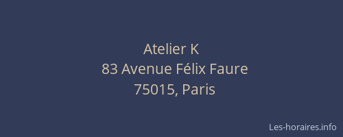 Atelier K