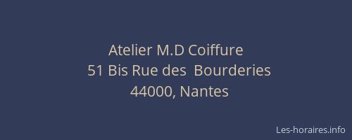 Atelier M.D Coiffure