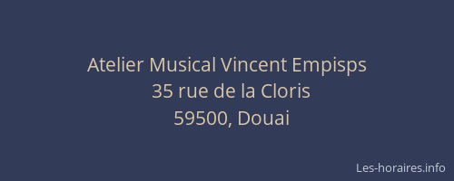 Atelier Musical Vincent Empisps