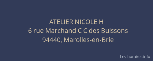 ATELIER NICOLE H