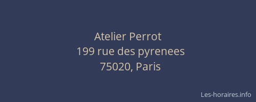 Atelier Perrot