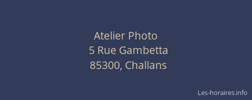 Atelier Photo