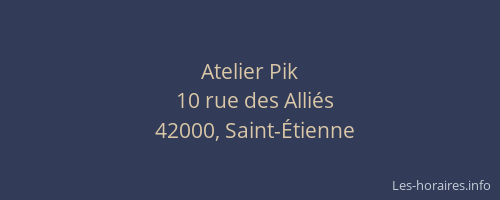 Atelier Pik