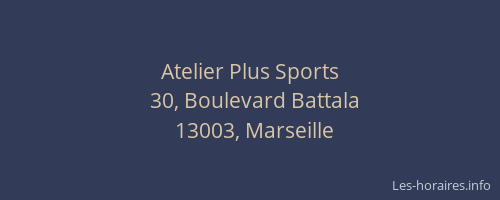 Atelier Plus Sports
