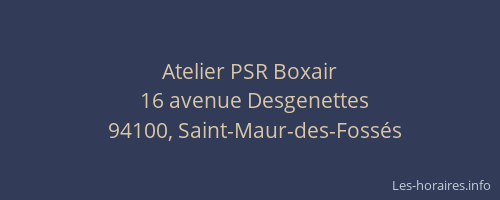 Atelier PSR Boxair