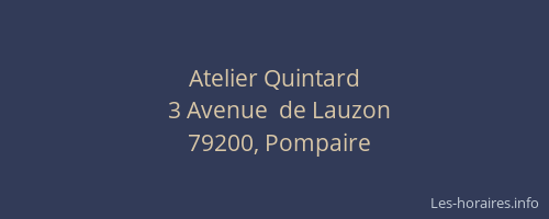 Atelier Quintard
