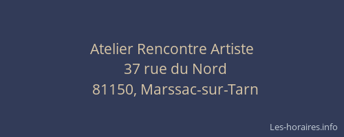 Atelier Rencontre Artiste