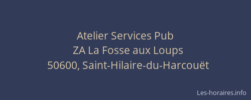 Atelier Services Pub