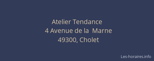 Atelier Tendance