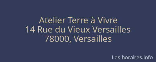 Atelier Terre à Vivre
