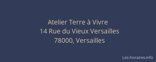 Atelier Terre à Vivre