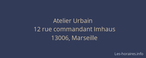 Atelier Urbain