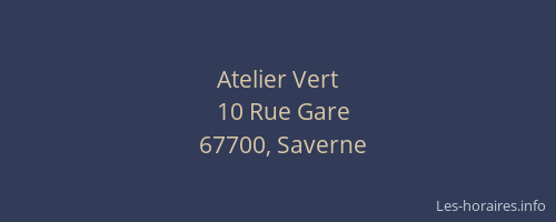 Atelier Vert